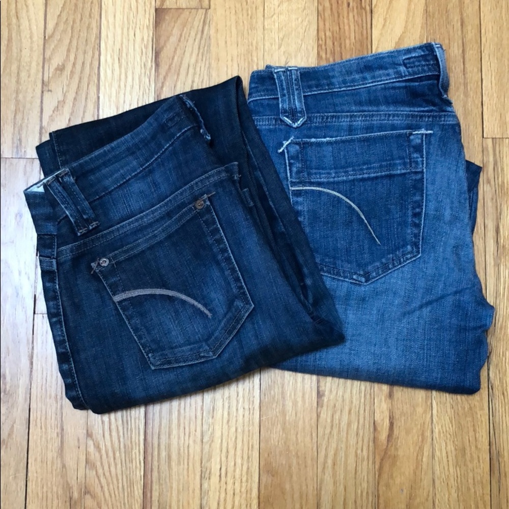 2 Pairs Joe’s Provocateur Bootcut Denim Jeans